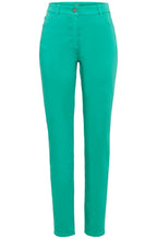 Vivid Green Mona Slim Leg Trousers