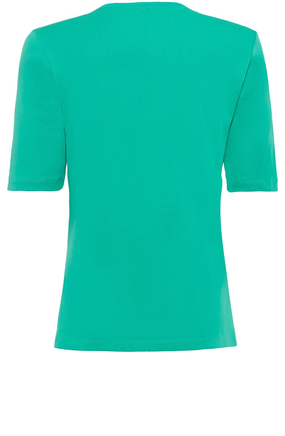 Vivid Green V Neck T Shirt