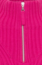 Vivid Pink Cable Knit Henny Jumper