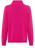 Vivid Pink Cable Knit Henny Jumper
