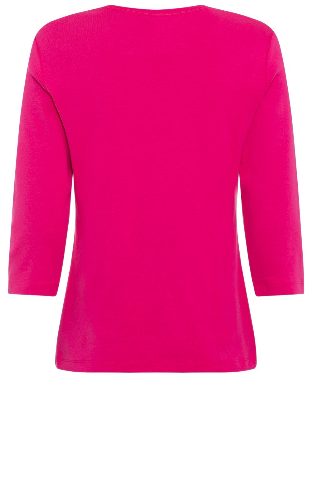 Vivid Pink Floral Design Edda Top