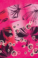 Vivid Pink Floral Design Edda Top