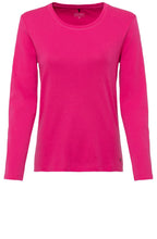 Vivid Pink Long Sleeve Edda Top