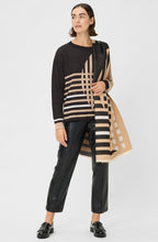 Warm Biscuit Abstract Stripe Cora Jumper