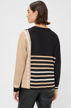 Warm Biscuit Abstract Stripe Cora Jumper