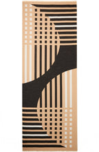 Warm Biscuit Abstract Stripe Scarf