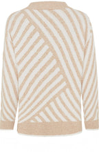 Warm Biscuit Contrast Stripe Cora Jumper