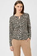 Warm Biscuit Leopard Print Clara Top