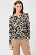 Warm Biscuit Leopard Print Clara Top