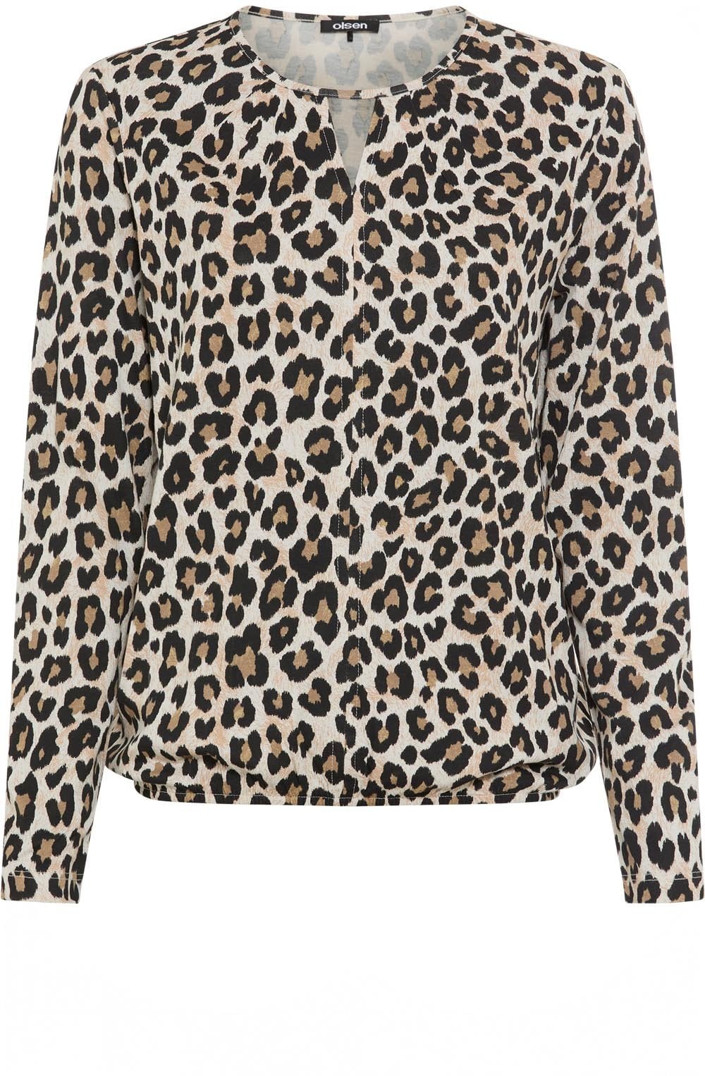 Warm Biscuit Leopard Print Clara Top