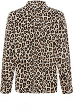 Warm Biscuit Leopard Print Shirt