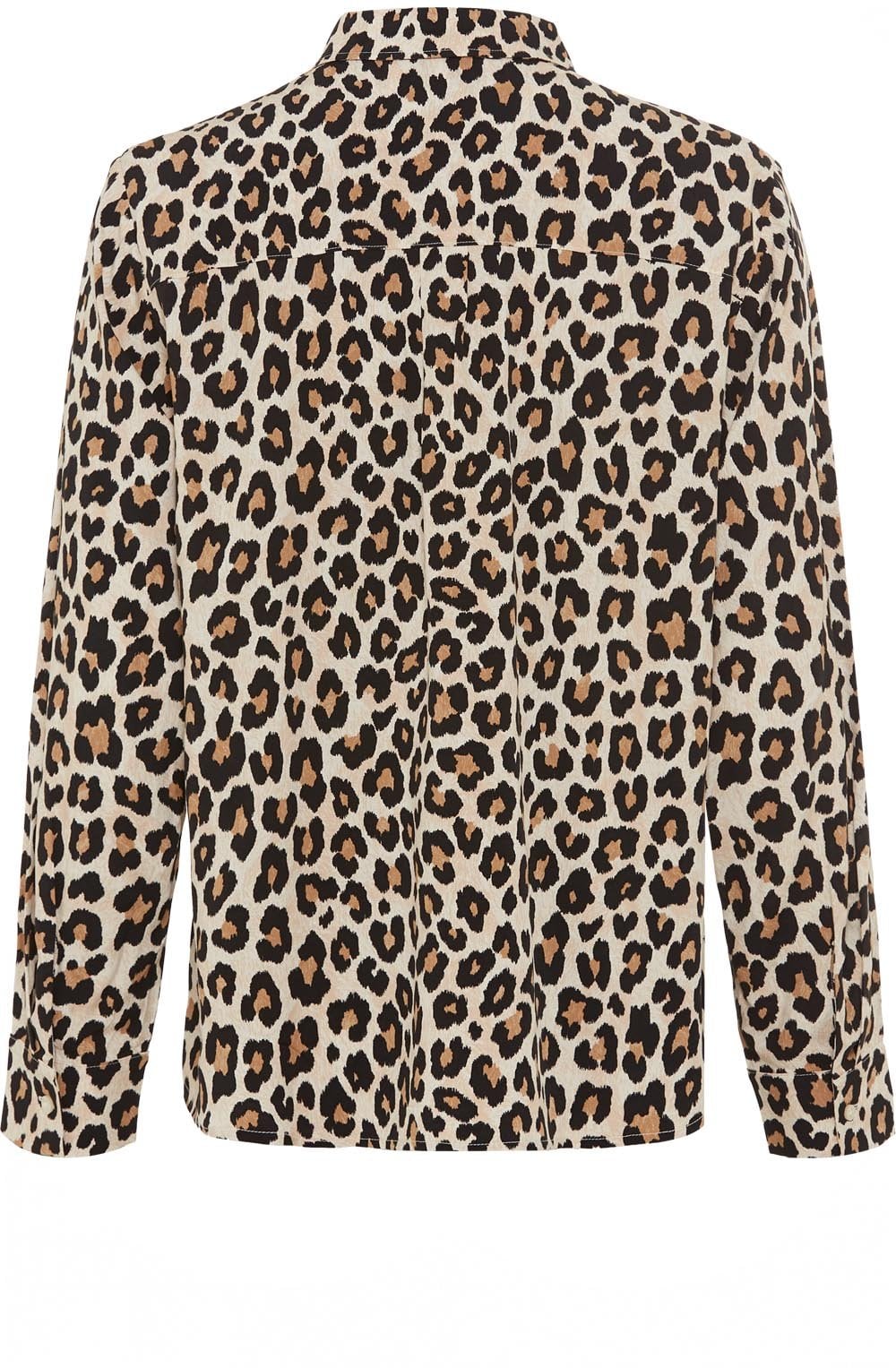 Warm Biscuit Leopard Print Shirt