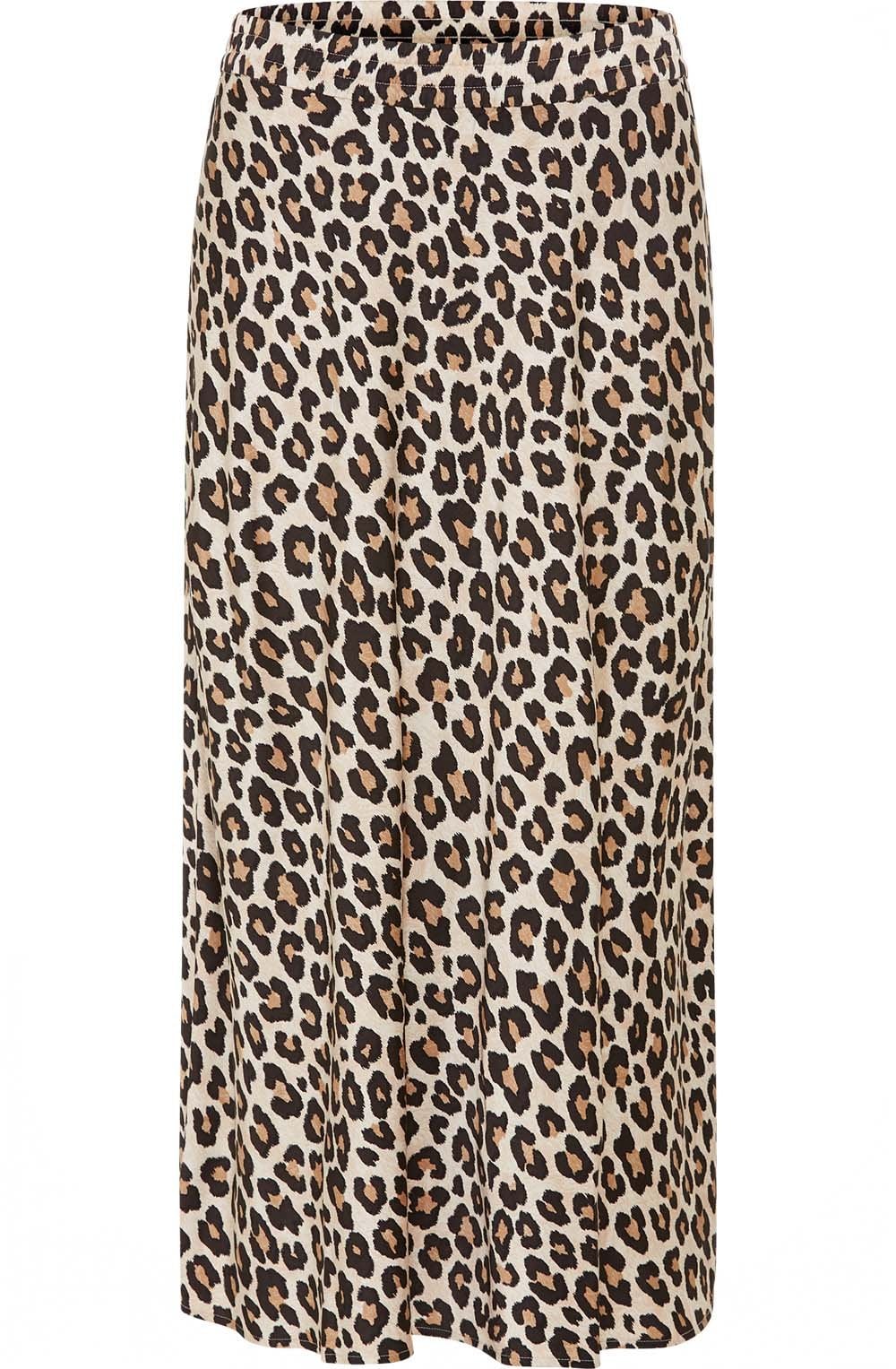 Warm Biscuit Leopard Print Skirt