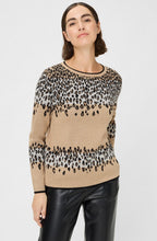Warm Biscuit Leopard Stripes Henny Jumper