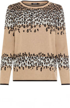 Warm Biscuit Leopard Stripes Henny Jumper