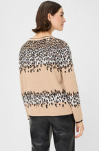 Warm Biscuit Leopard Stripes Henny Jumper