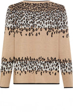Warm Biscuit Leopard Stripes Henny Jumper
