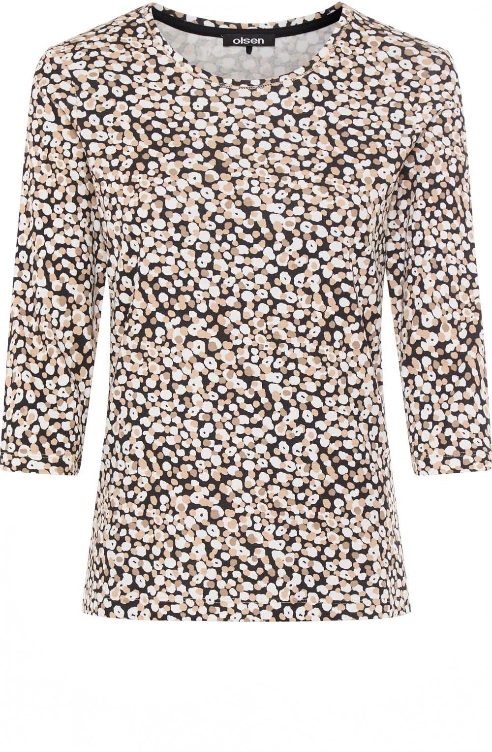 Warm Biscuit Patterned Edda Top