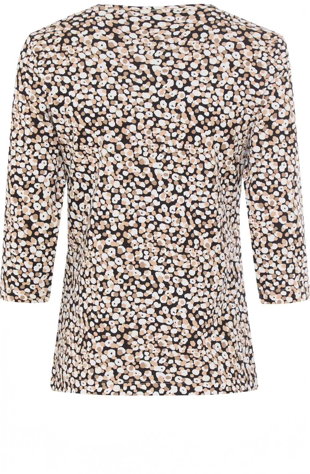 Warm Biscuit Patterned Edda Top