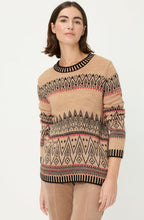 Warm Biscuit Patterned Knit Henny Jumper