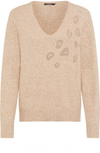 Warm Biscuit Studded Animal Spot Henny Jumper