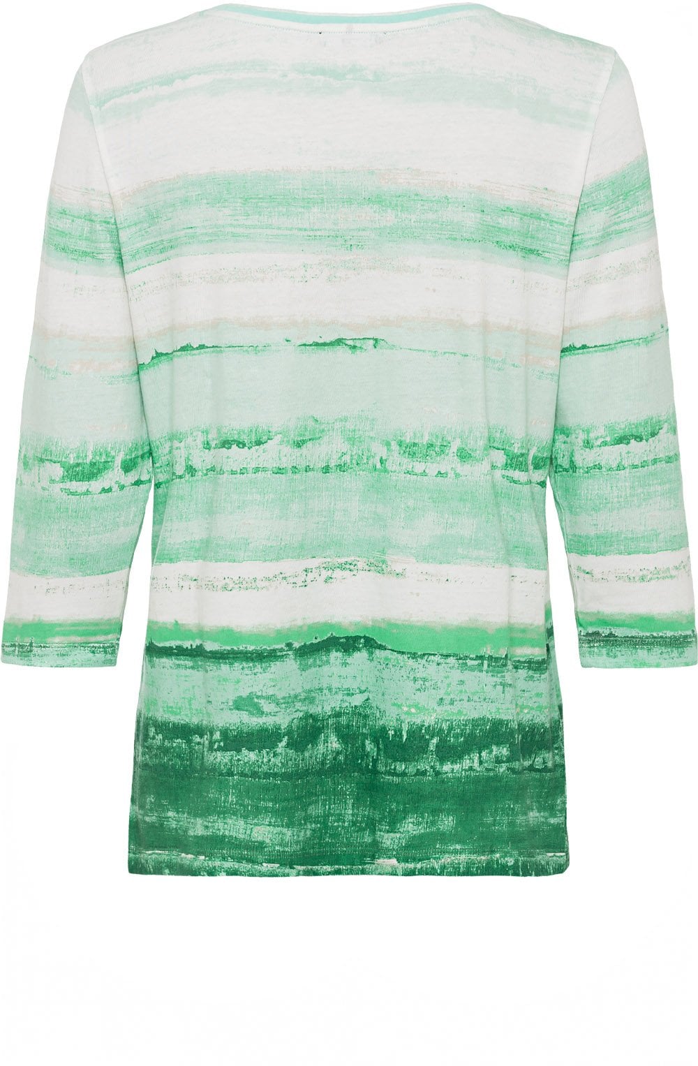 Wasabi Abstract Stripes Top