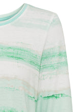 Wasabi Abstract Stripes Top