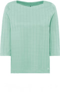 Wasabi Embossed Check Design Top