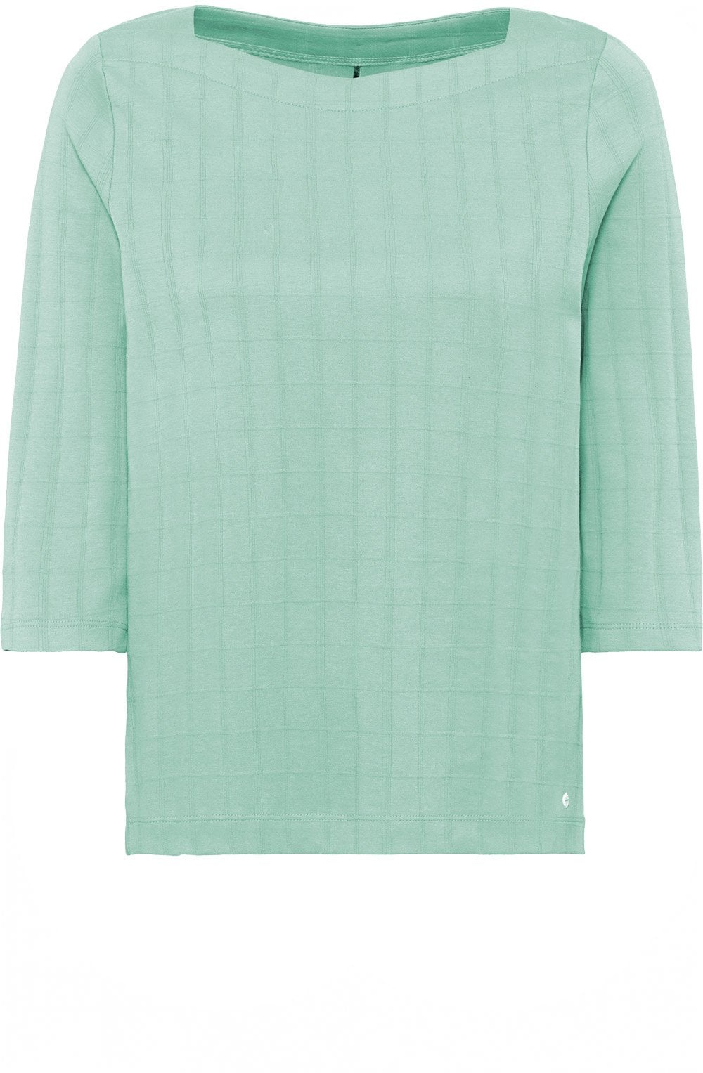 Wasabi Embossed Check Design Top