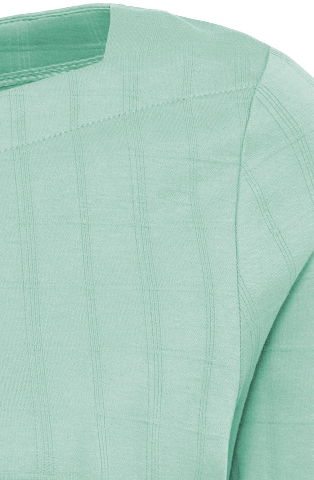 Wasabi Embossed Check Design Top