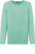 Wasabi Green Ribbed Knit Jumper