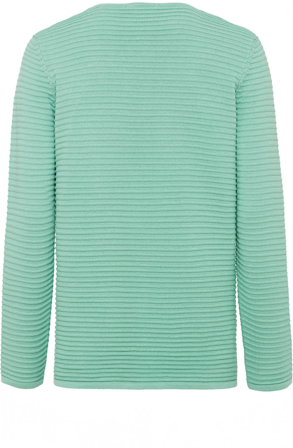 Wasabi Green Ribbed Knit Jumper