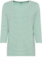 Wasabi Green Striped Jersey Top