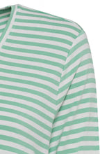 Wasabi Green Striped Jersey Top
