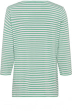 Wasabi Green Striped Jersey Top