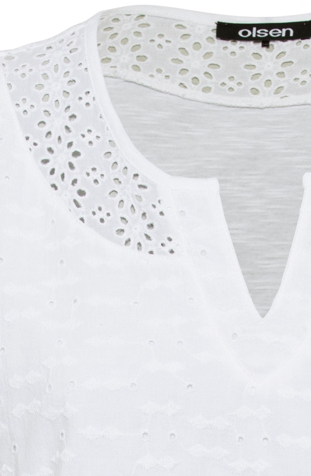 White Anglaise T Shirt