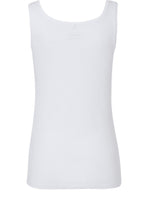 White Broad Strap Vest