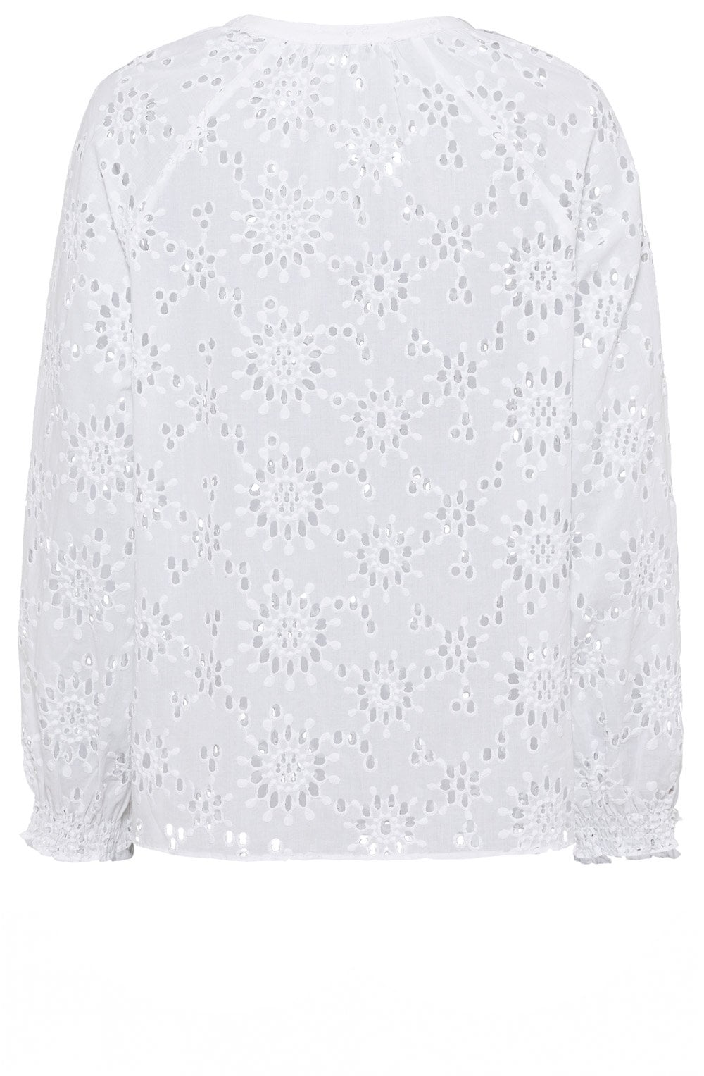 White Broderie Anglaise Blouse