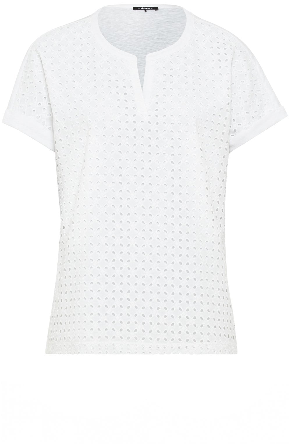 White Broderie Anglaise Collien Top