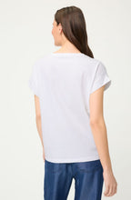 White Broderie Anglaise Cosima T-Shirt