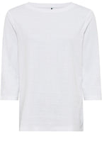 White Check Stitch Hannah Top