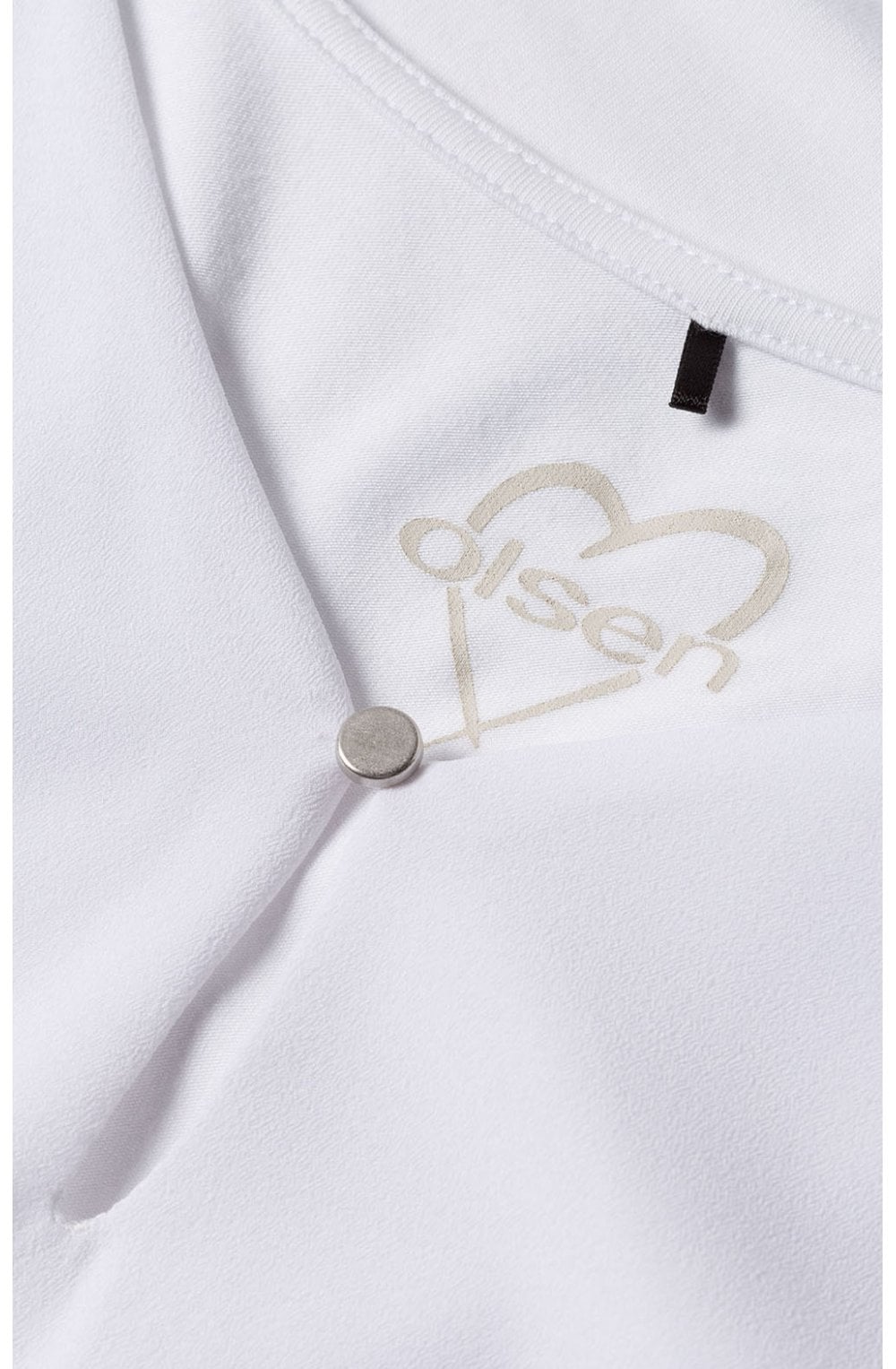White Chiffon Front Sleeveless Top