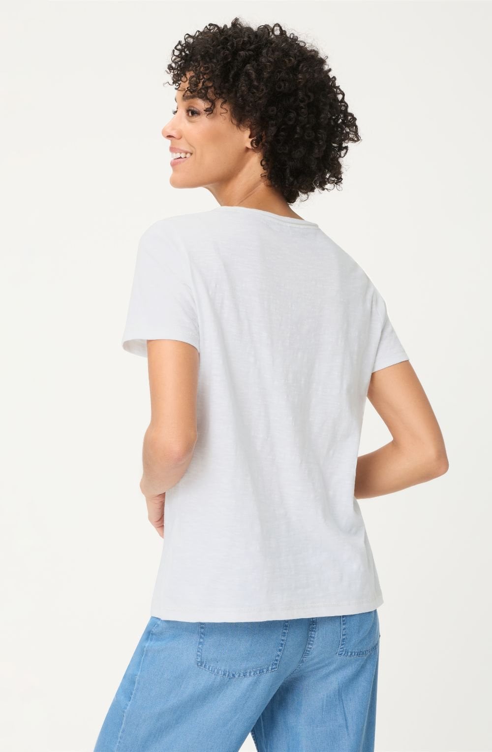 White Ciao Amore Print Hannah T-Shirt