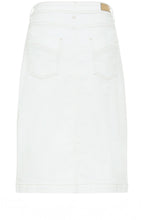 White Denim Skirt