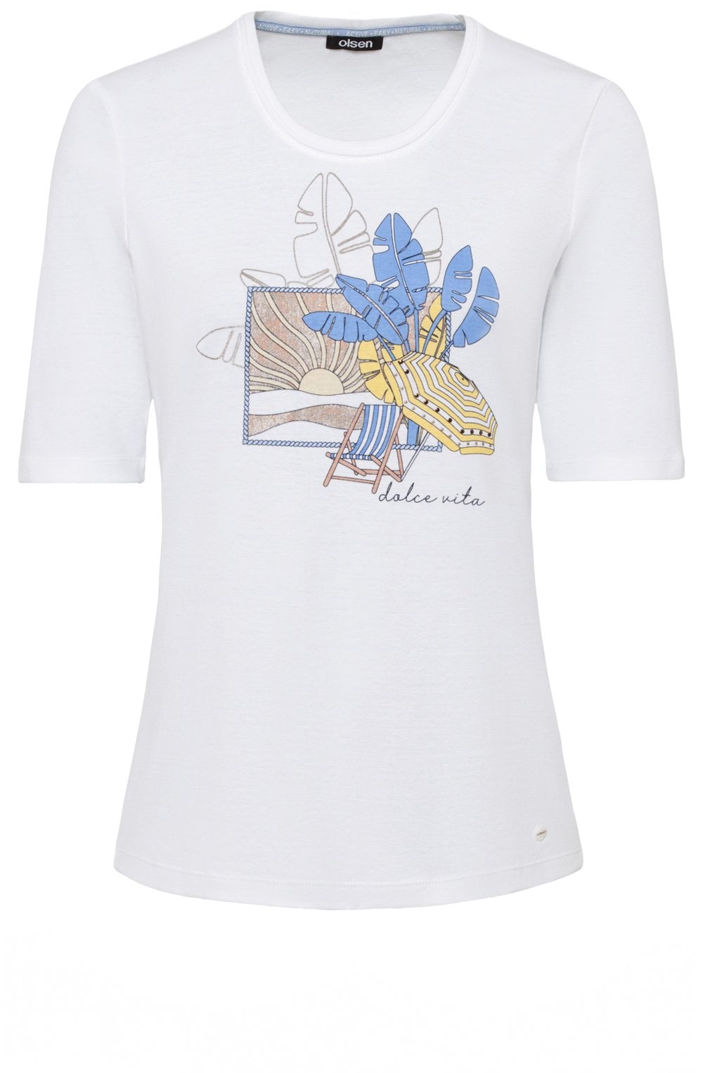 White Dolce Vita Edda T Shirt