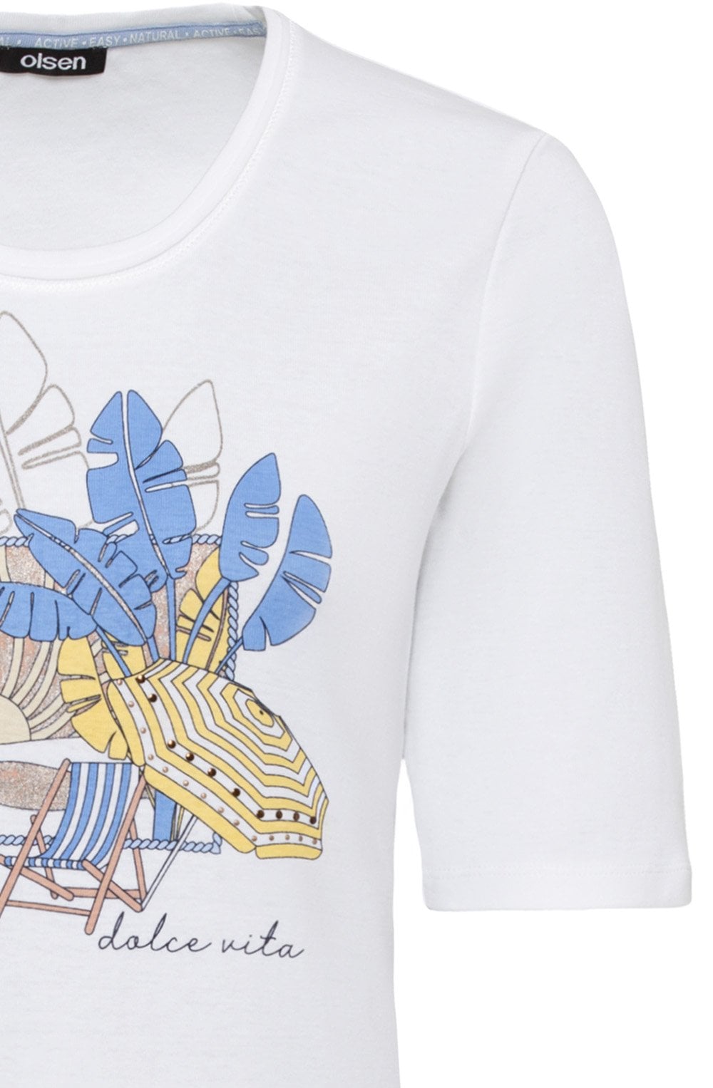White Dolce Vita Edda T Shirt
