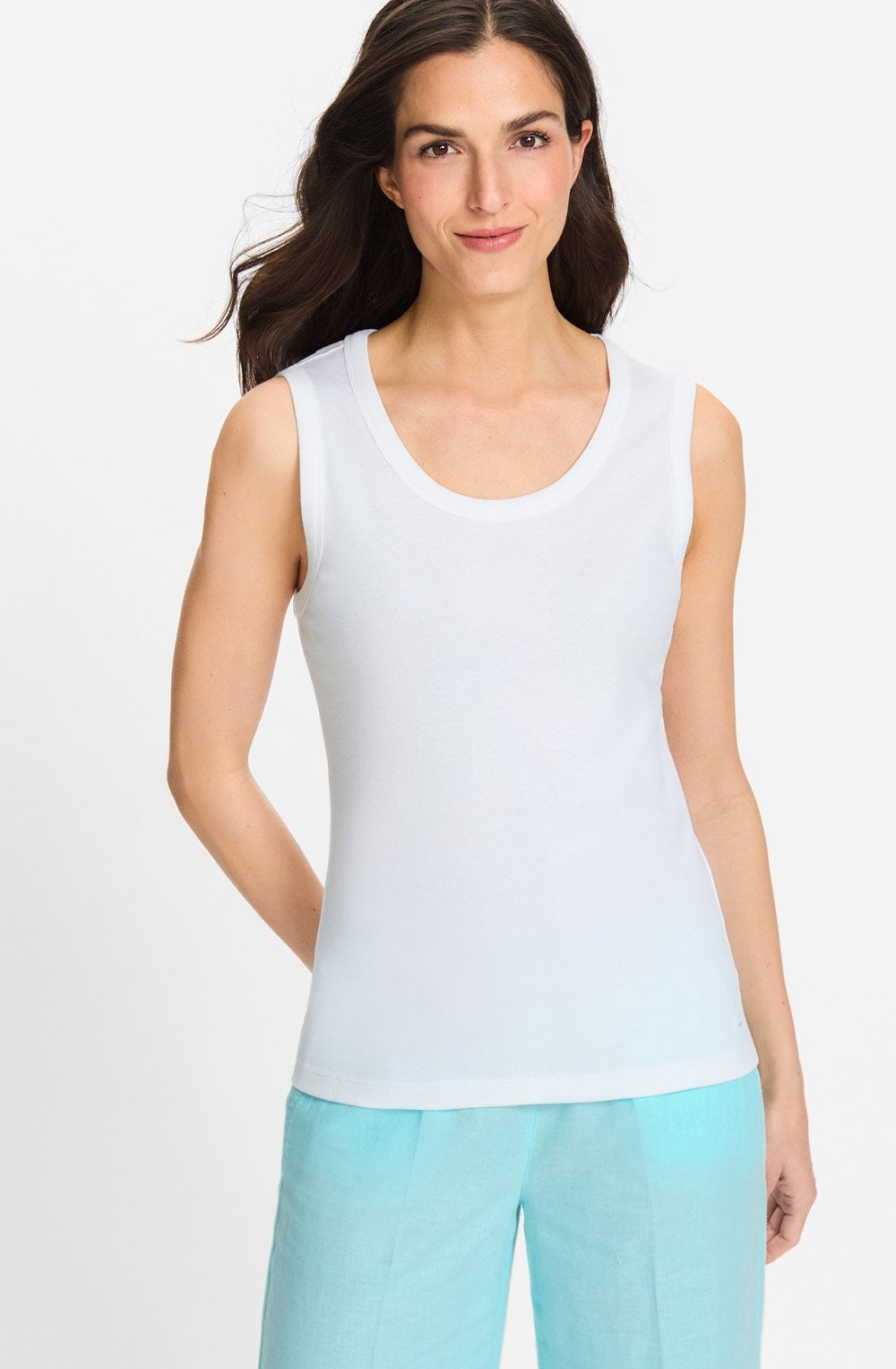 White Edda Vest Top