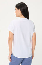White Embroidered and Tassel Tie Design Cosima Top
