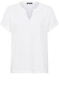 White Embroidered Front Cosima T shirt
