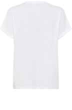 White Embroidered Front Cosima T shirt